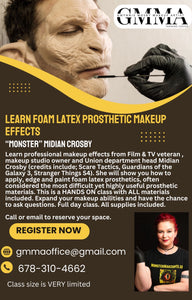 SFX Class - Foam Latex Prosthetic Makeup Effects