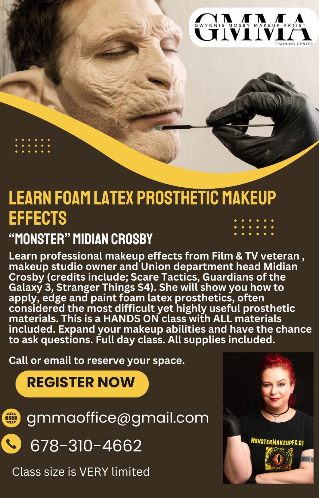 SFX Class - Foam Latex Prosthetic Makeup Effects