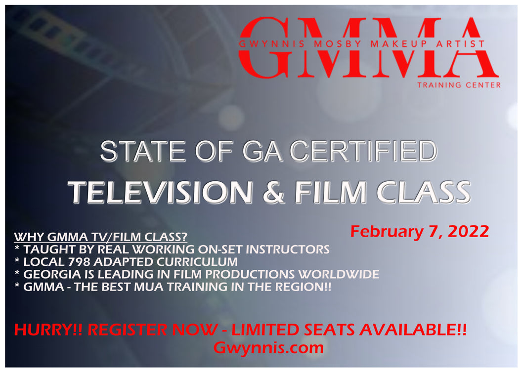 NEW! State Certification Television and Film Class